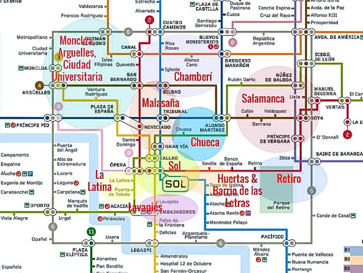 карту Ла-латина, Мадрид