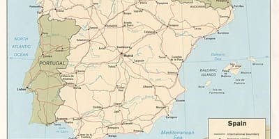 Мадрид на карте