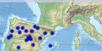 Карта Мадрида аэропорта 