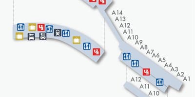 Мадрид-Барахас терминал карта