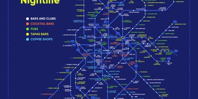 Карта Мадриде ночная жизнь