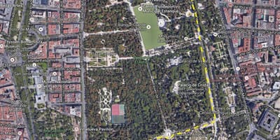 Парк Ретиро Мадрид карте