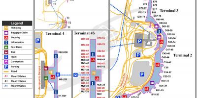 Мадридского международного аэропорта карте