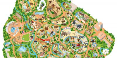Карта мадридского зоопарка