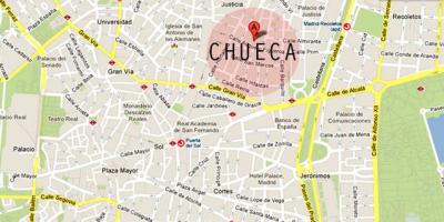 Мадрида Чуэка карте